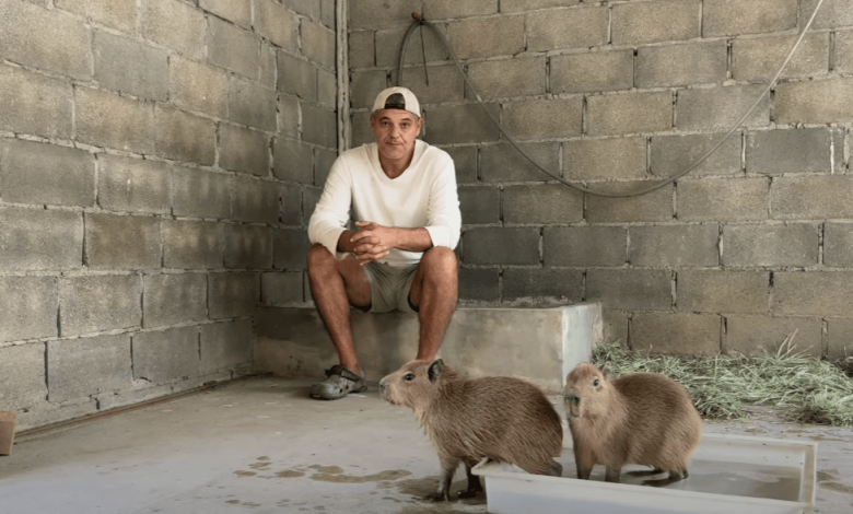 Frank Cuesta invita a YoSoyPlex a su santuario después de la polémica con  la capibara