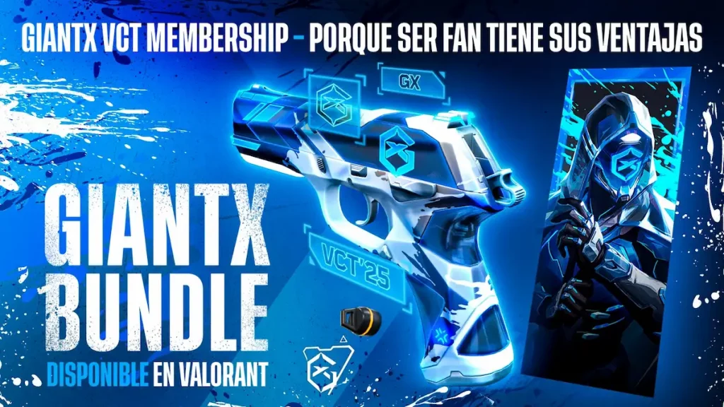 Paquete de skins de Valorant para el equipo de GIANTX