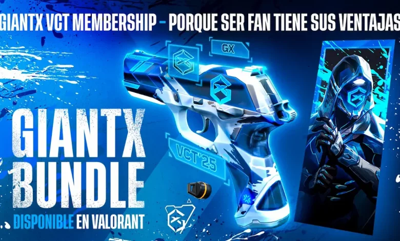 Paquete de skins de Valorant para el equipo de GIANTX