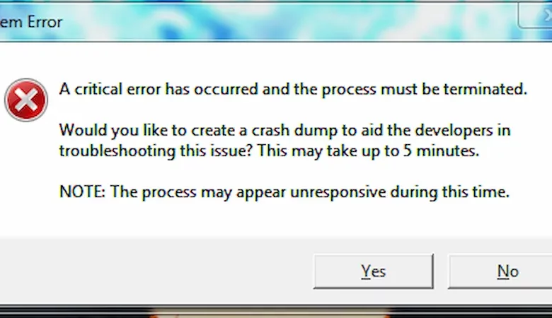 Error crítico de League of Legends